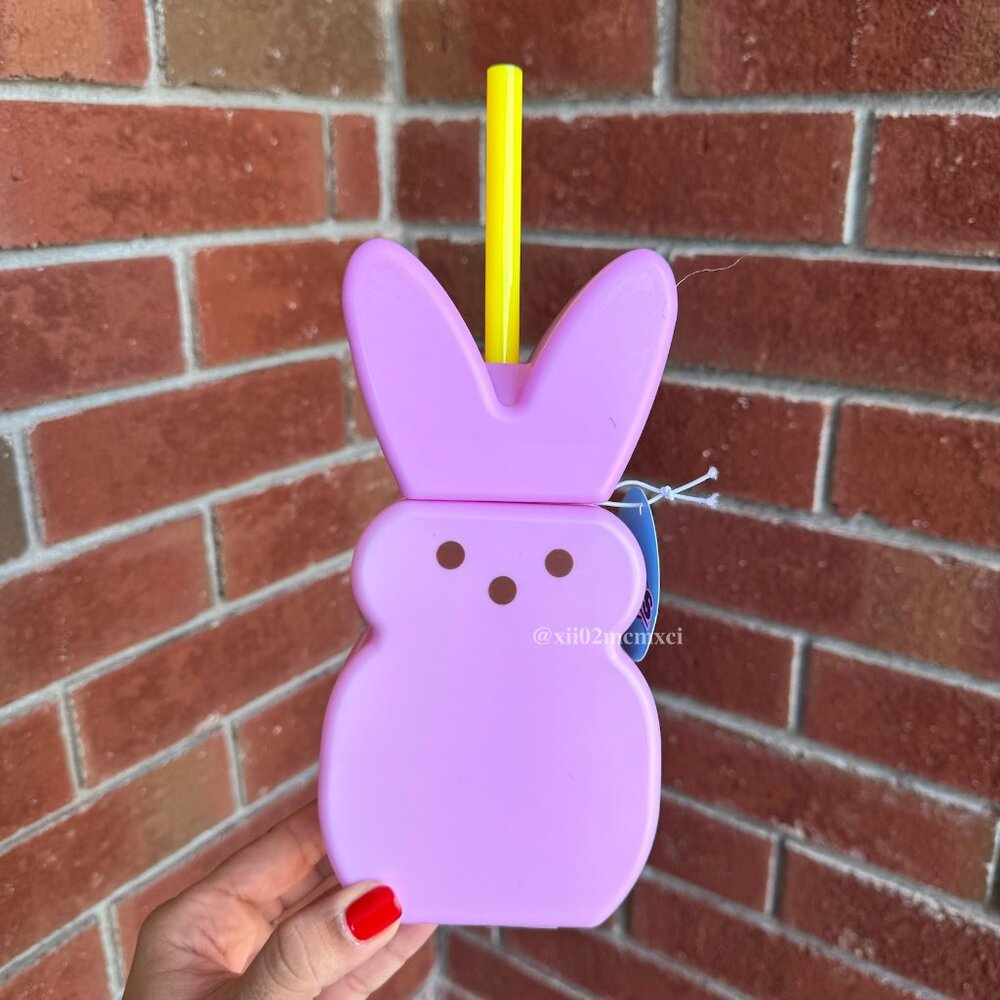 TARGET BULLSEYE PLAYGROUND PEEPS BUNNY TUMBLER 1CT